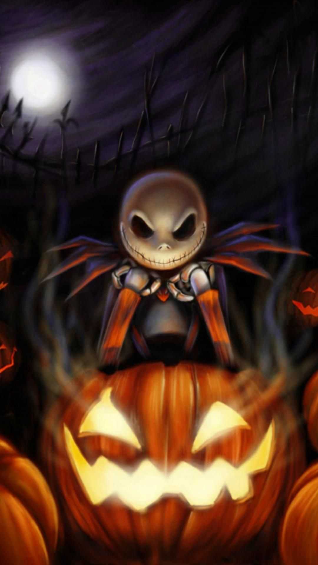 1080x1920 Nightmare Before Christmas Wallpaper