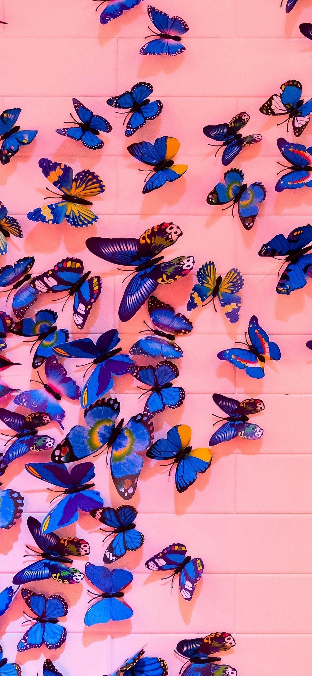 1242x2688 Artistic Butterfly iPhone Xs Max Wallpaper (2021)