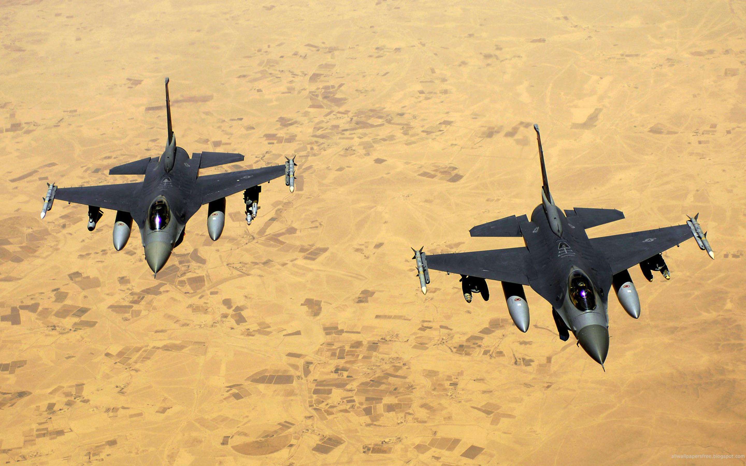 2880x1800 Two Airforce Jet Fighters