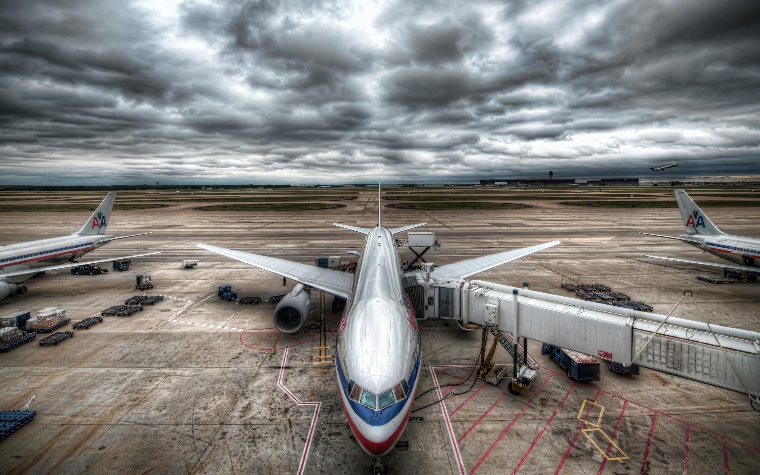2560x1600 Civil Aircraft Airport 750x1334 IPhone 8 7 6 6S Wallpaper, Background, Picture, Image