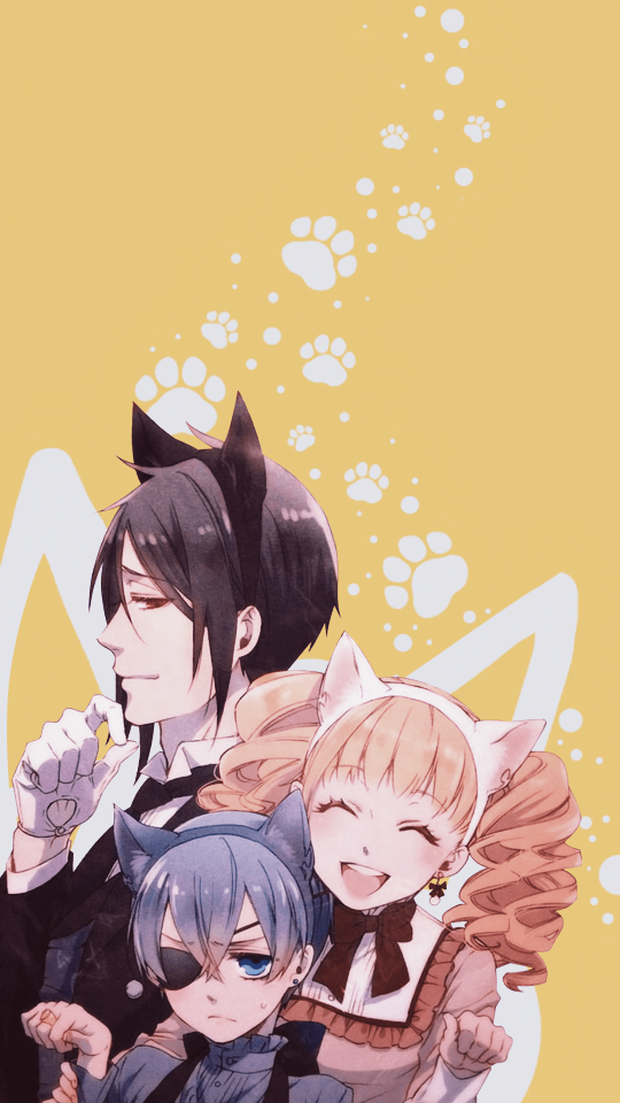 1242x2208 Black Butler Wallpaper Phone