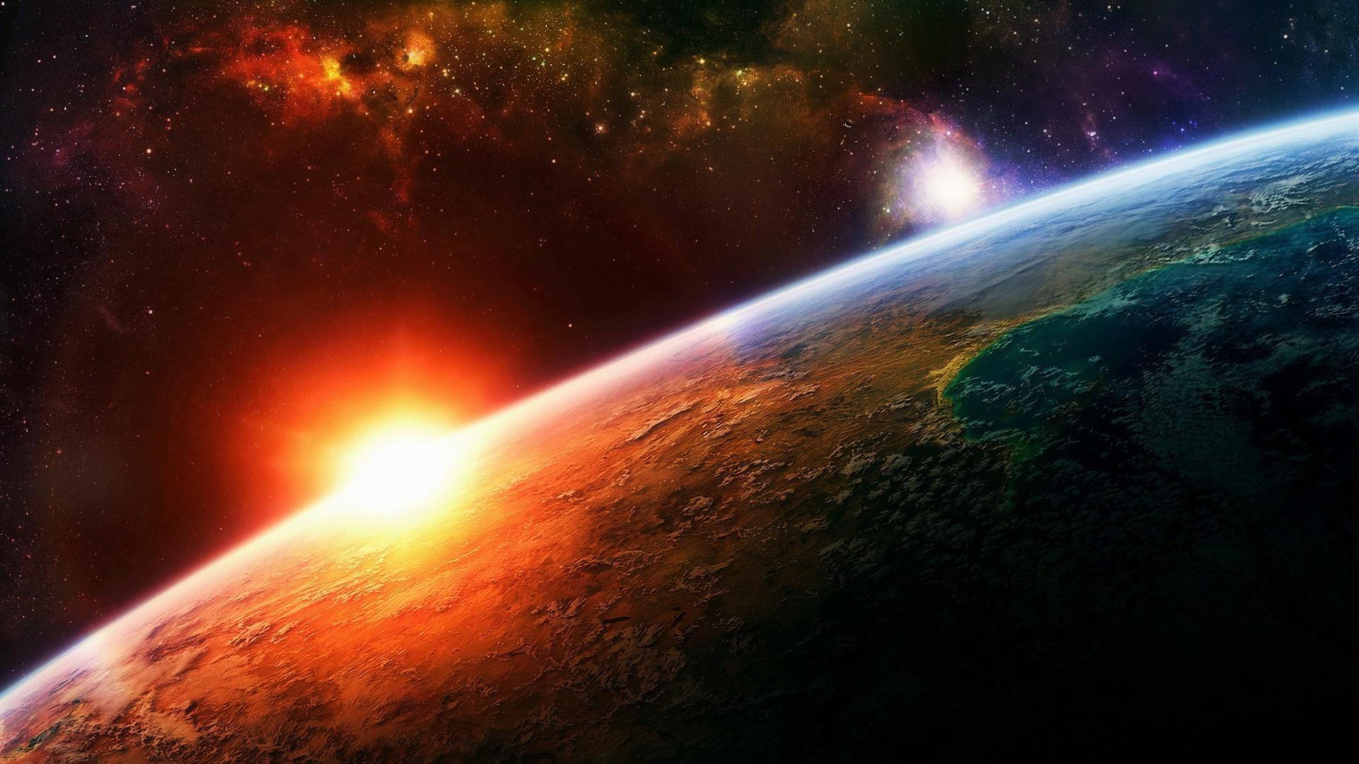 1920x1080 1920x1080 earth sun galaxy space wallpaper JPG 541 kB