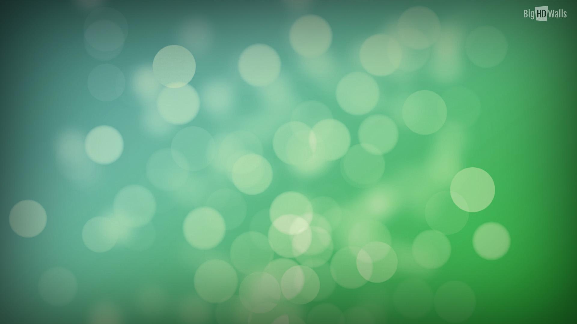 1920x1080 Green Aqua Abstract Bokeh Wallpaper