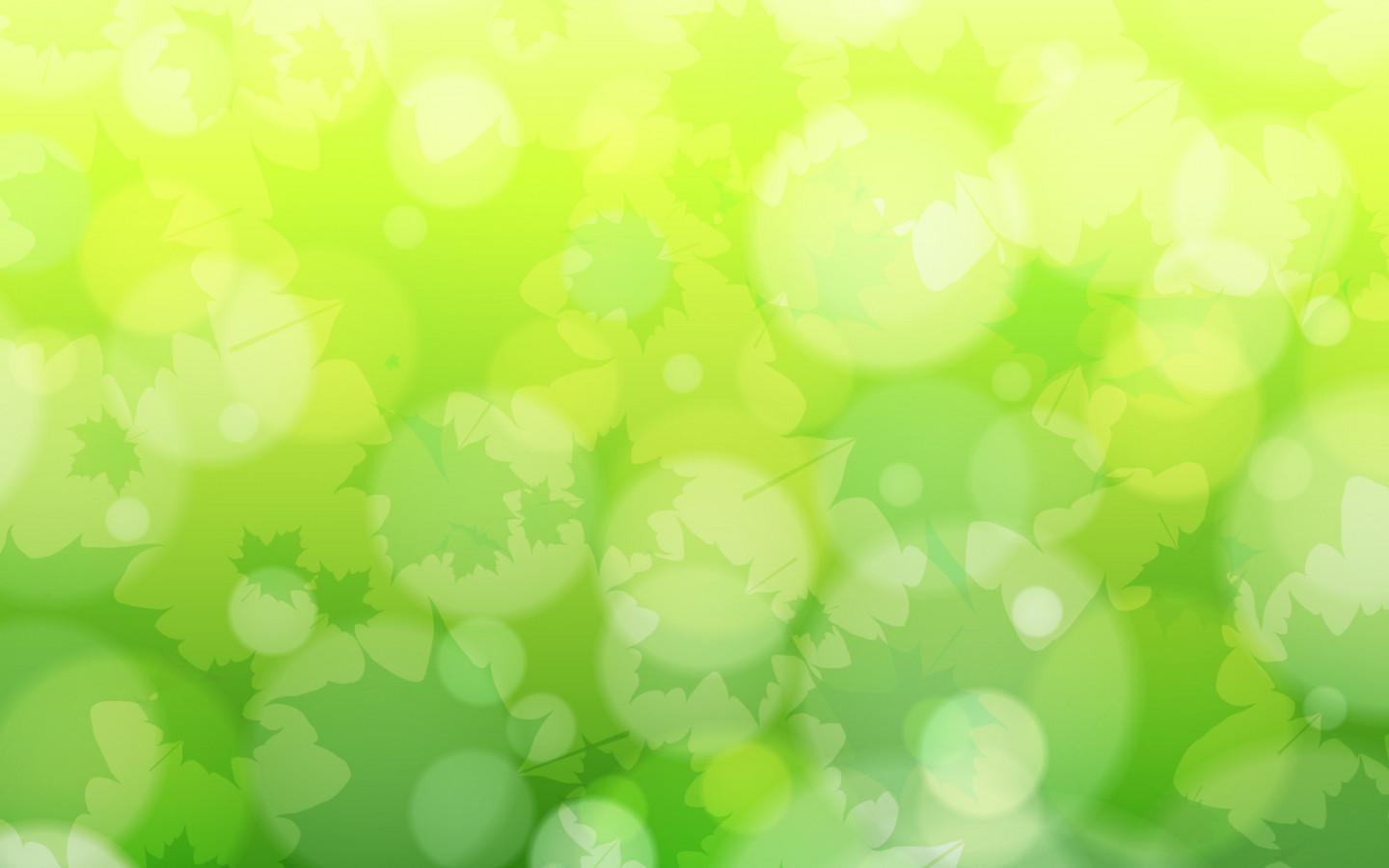1440x900 Light Green Abstract Bokeh Wallpaper 28279