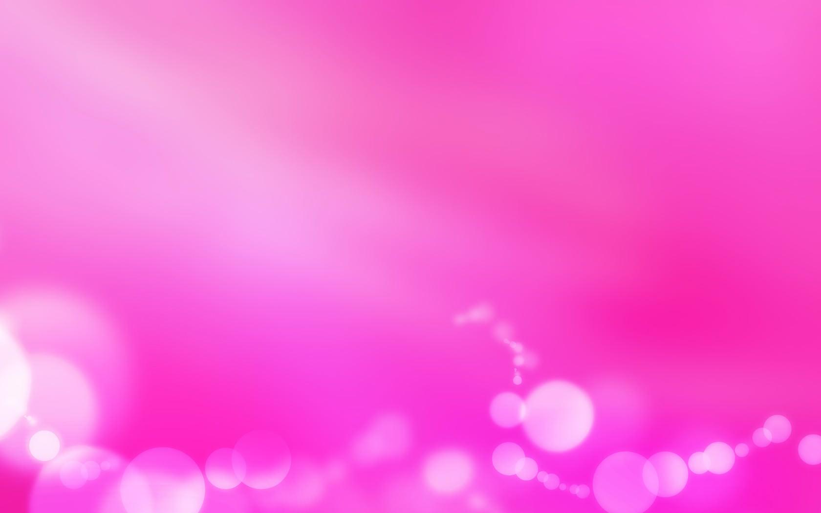 1680x1050 Fuchsia Abstract Pink Bokeh Wallpaper