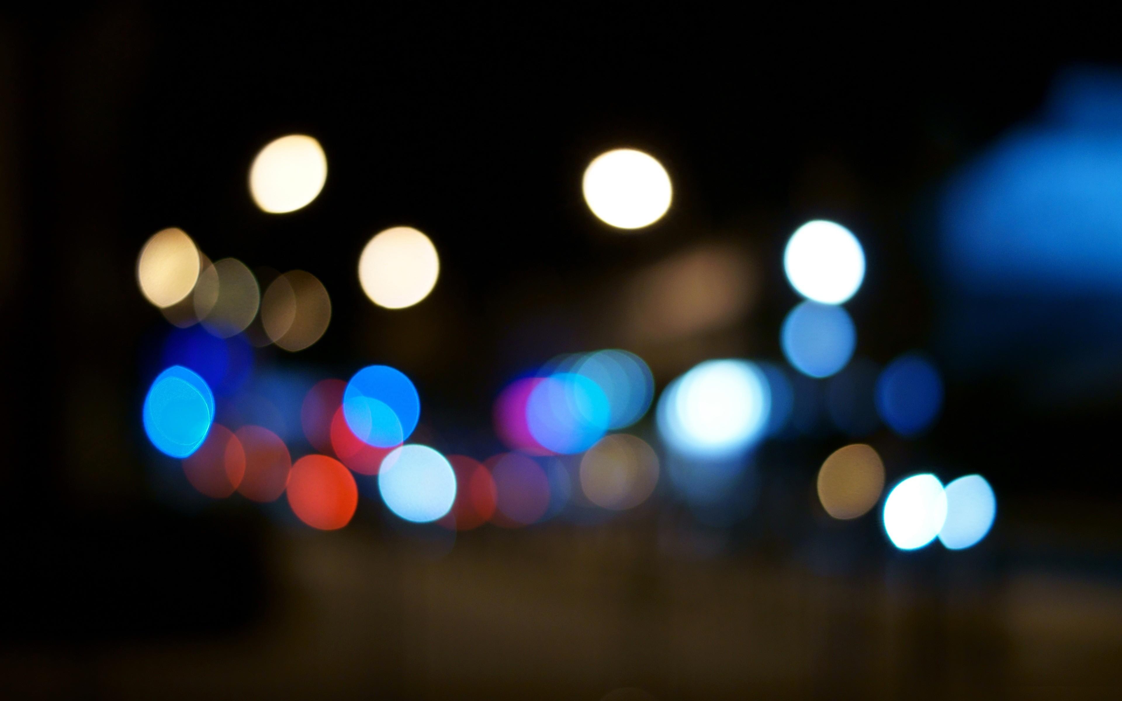 3840x2400 night, Bokeh, Light, Bulbs, Orbs, Out, Of, Focus Wallpaper HD / Desktop and Mobile Background