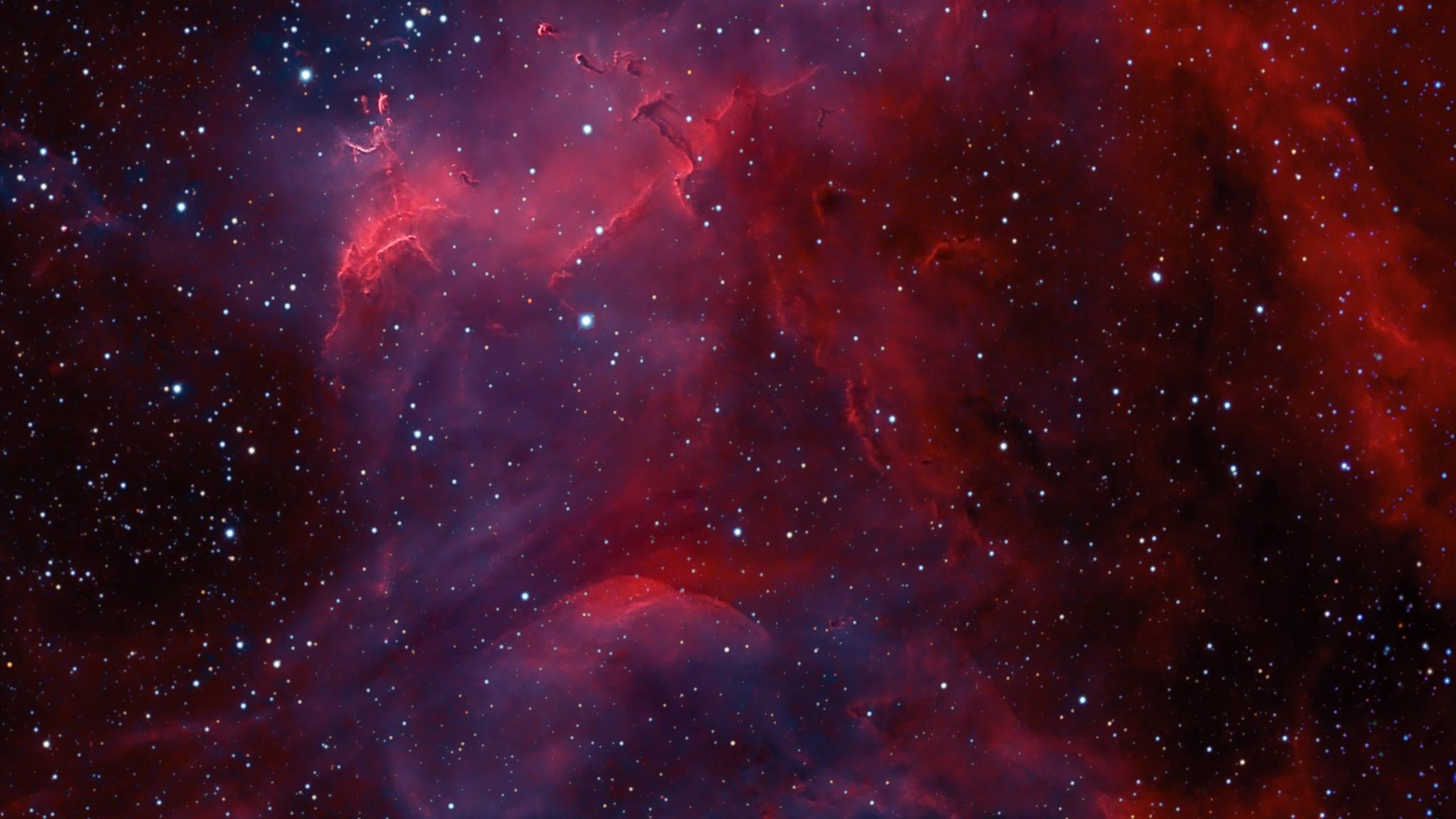 Red 4K Desktop Background Space