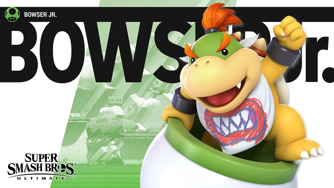 1366x768 Ssbu 58 Bowser_jr 1366x768 With Monocle