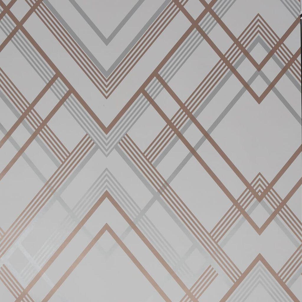 1024x1024 Ritz Grey & Rose Gold Wallpaper
