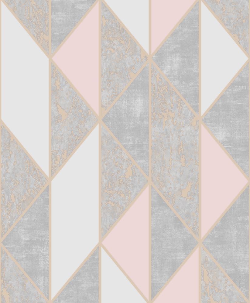 823x1000 Graham & Brown Milan 56 Sq Ft Blush Rose Gold Vinyl Textured Stripes Unpasted Wallpaper In The Wallpaper Department At