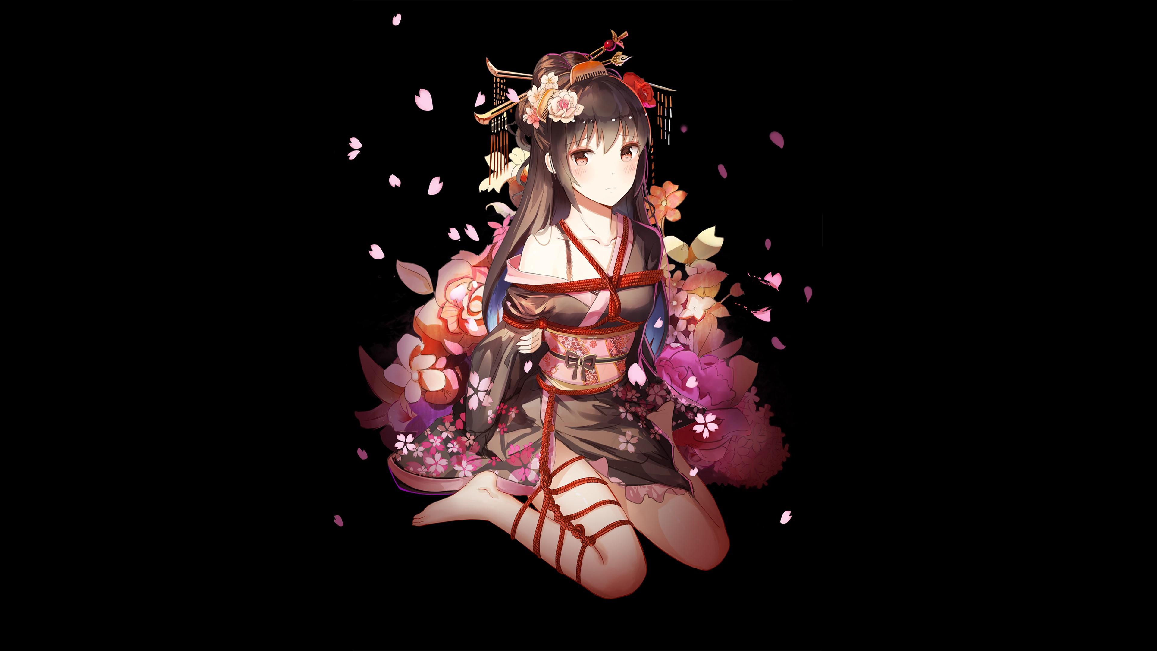 3840x2160 Anime girl 4K Wallpaper