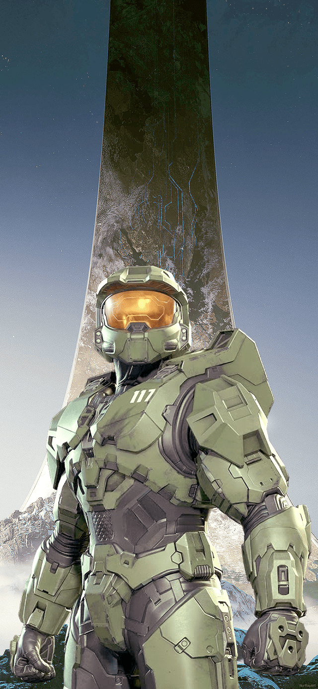 640x1386 NEW Halo Infinite Master Chief In Game Pose : IPhone Wallpaper HYPE!!!