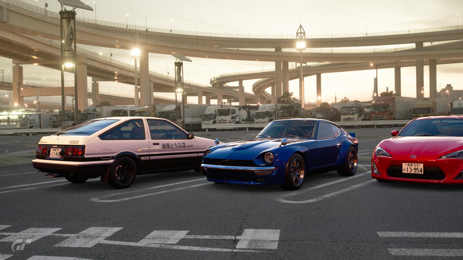 1920x1080 Devil Z Vs AE86 Vs GT86 Photo by thejapan24. Community. Gran Turismo Sport