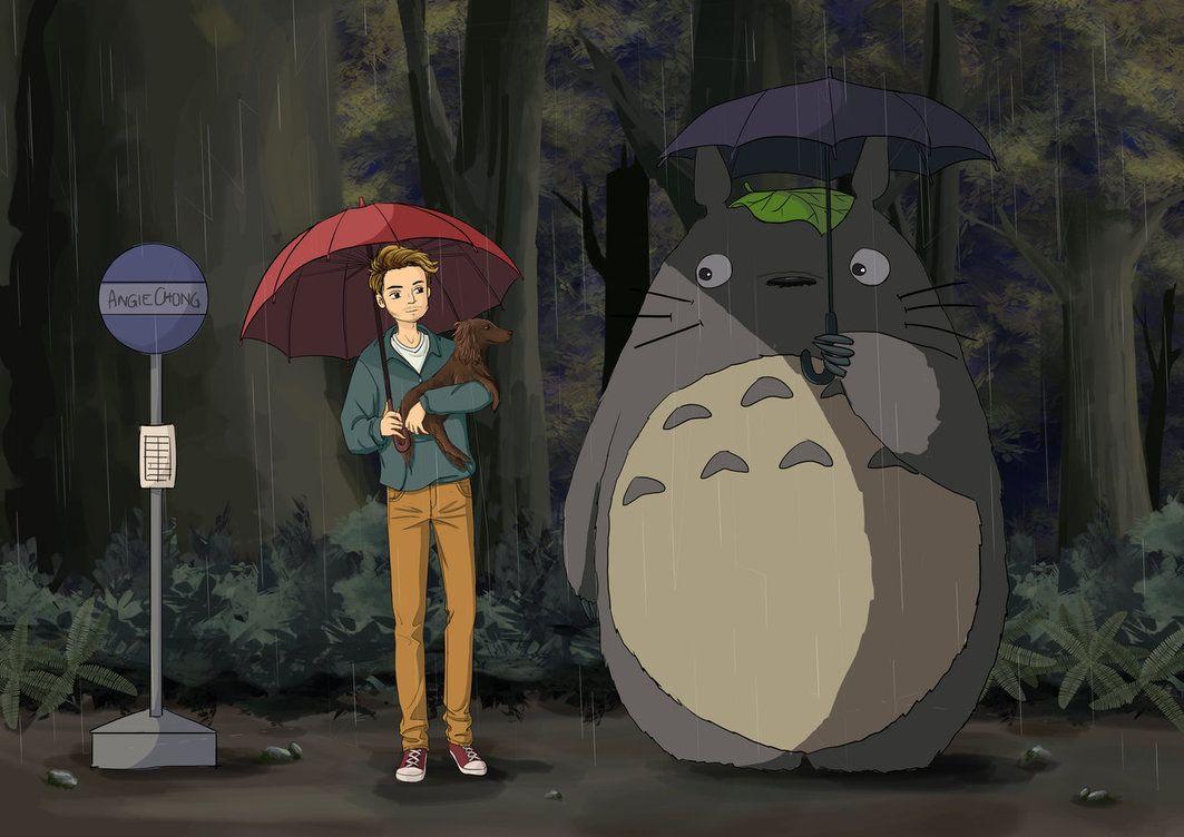 Totoro Bus Stop Wallpapers Top Free Totoro Bus Stop Backgrounds Wallpaperaccess