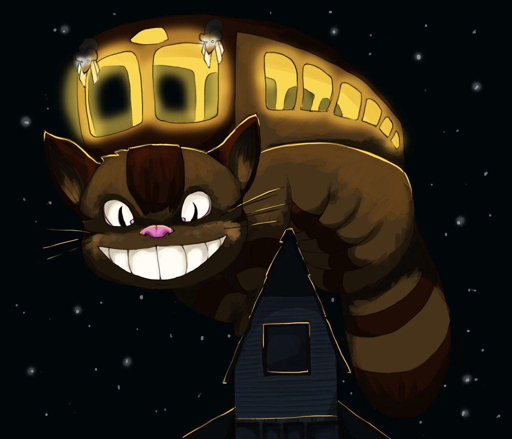 1024x878 Catbus Fanart and art from my neighbor totoro catbus