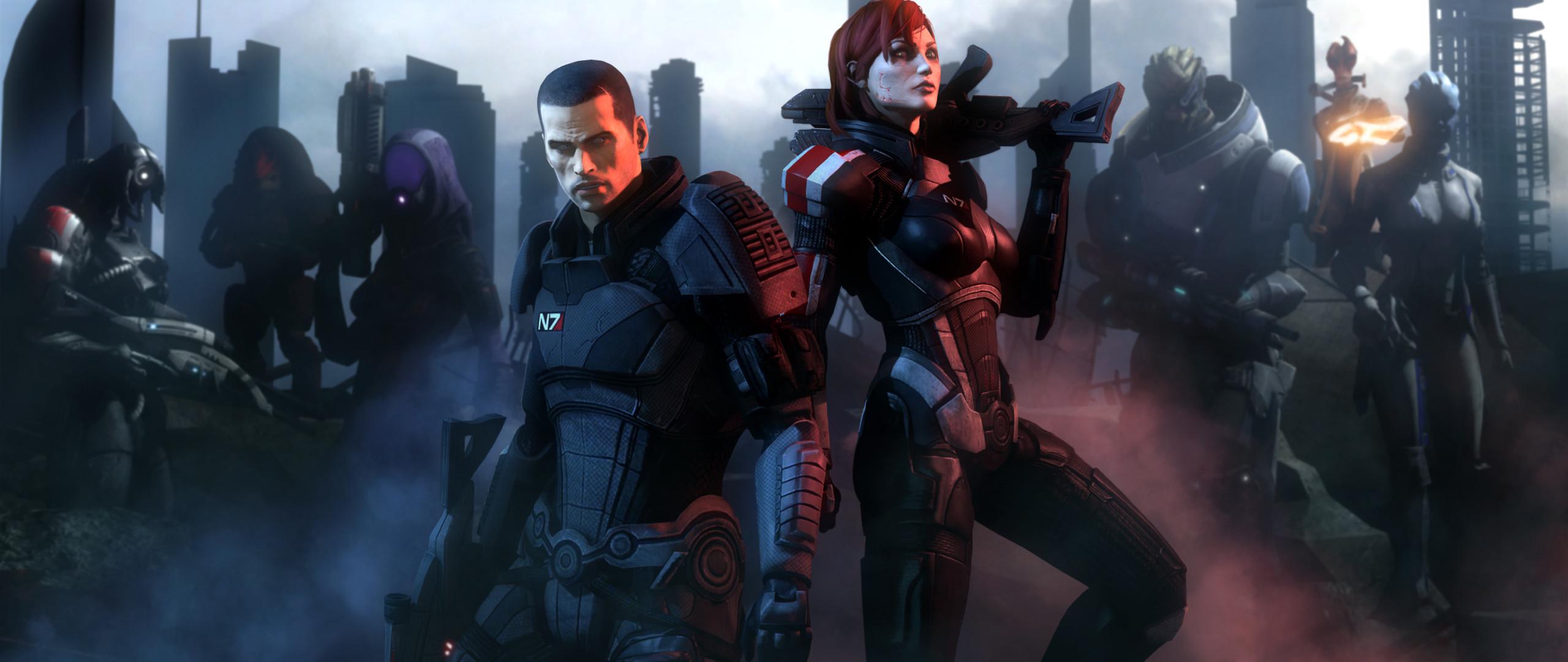 2560x1080 mass effect, shepard, garrus vakarian 2560x1080 Resolution Wallpaper, HD Games 4K Wallpaper, Image, Photo and Background
