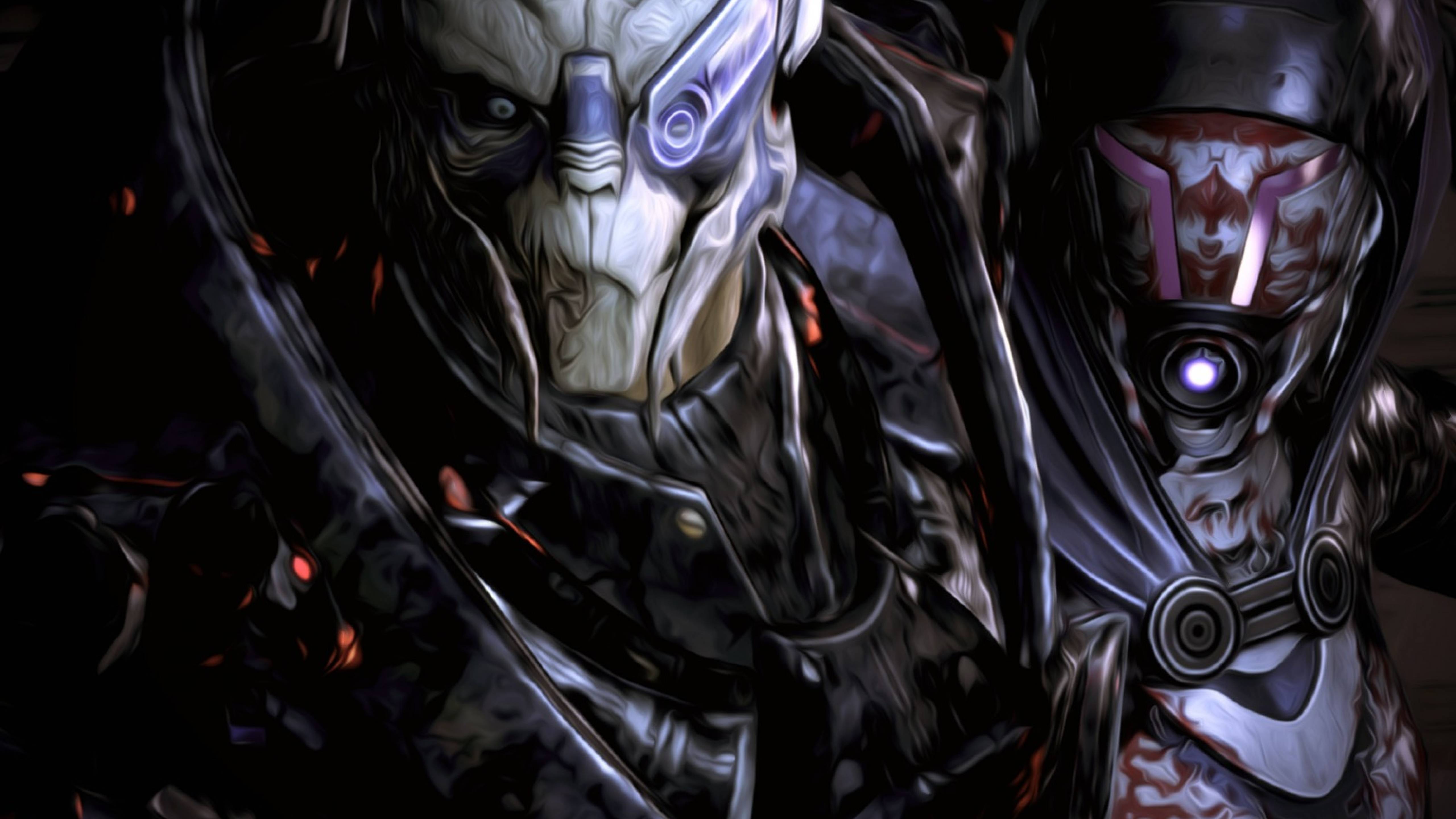 5120x2880 mass effect, garrus, tali 5K Wallpaper, HD Games 4K Wallpaper, Image, Photo and Background