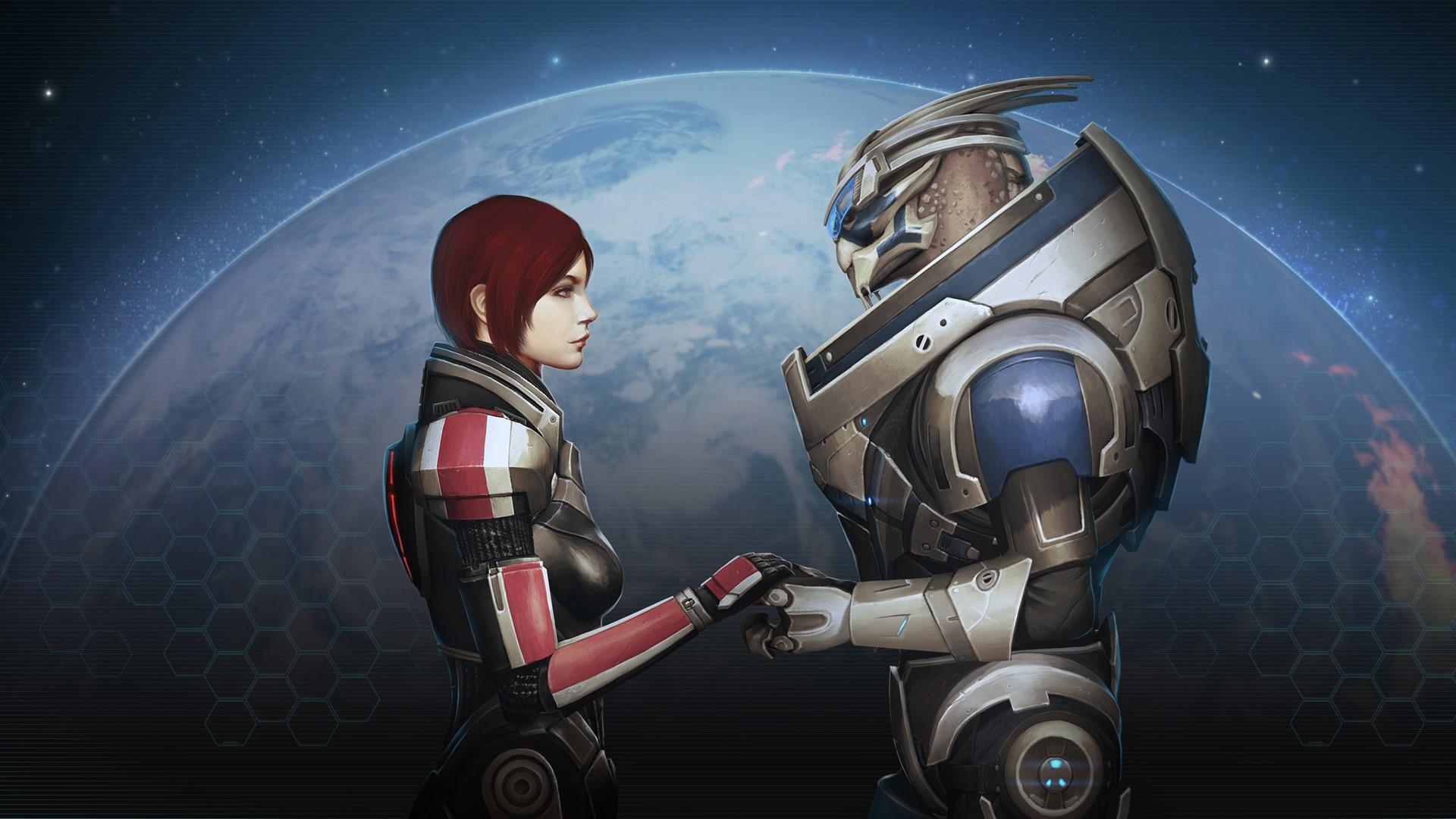 1920x1080 Garrus Vakarian, bioware, Mass Effect, Shepard, Planets, Aliens, Armor HD Wallpaper