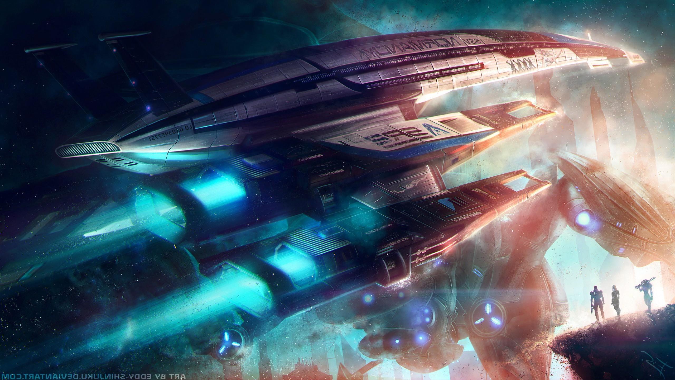 2560x1440 mass effect normandy sr 2 talizorah commander shepard john shepard garrus vakarian video games reapers space wallpaper