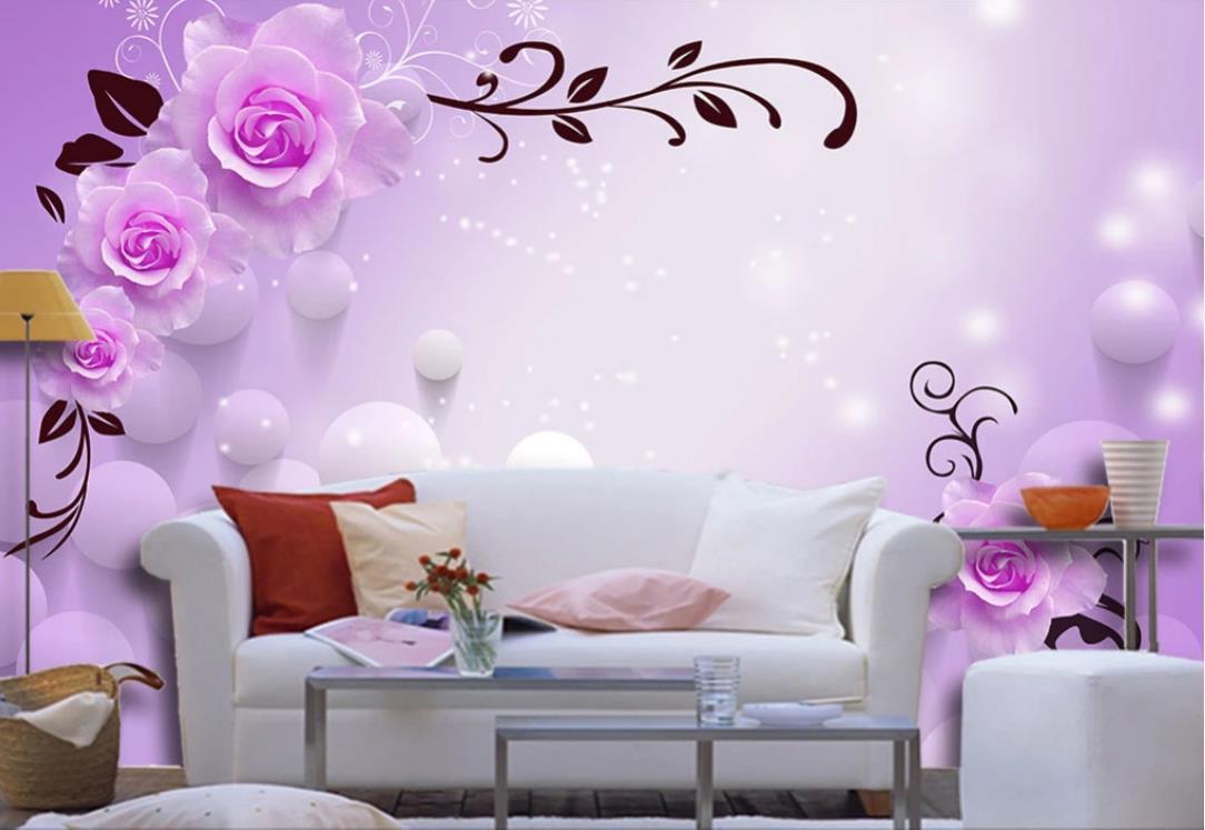 1084x747 3D Wallpaper For Walls 3 D For Living Room Pink Rose 3D Wallpaper Stylish Minimalist Background Wall From Wallpaper $12.76