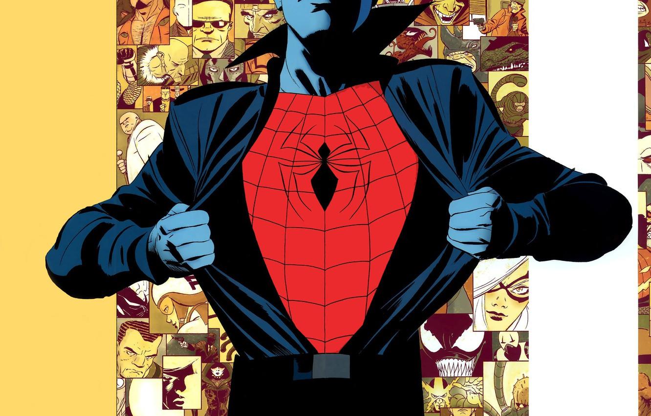 1332x850 Wallpaper Collage, Picture, Shirt, Superhero, Characters, Comic, Marvel Comics, Spider Man, Peter Parker, Peter Parker, Spider Man, Marvel Image For Desktop, Section фантастика