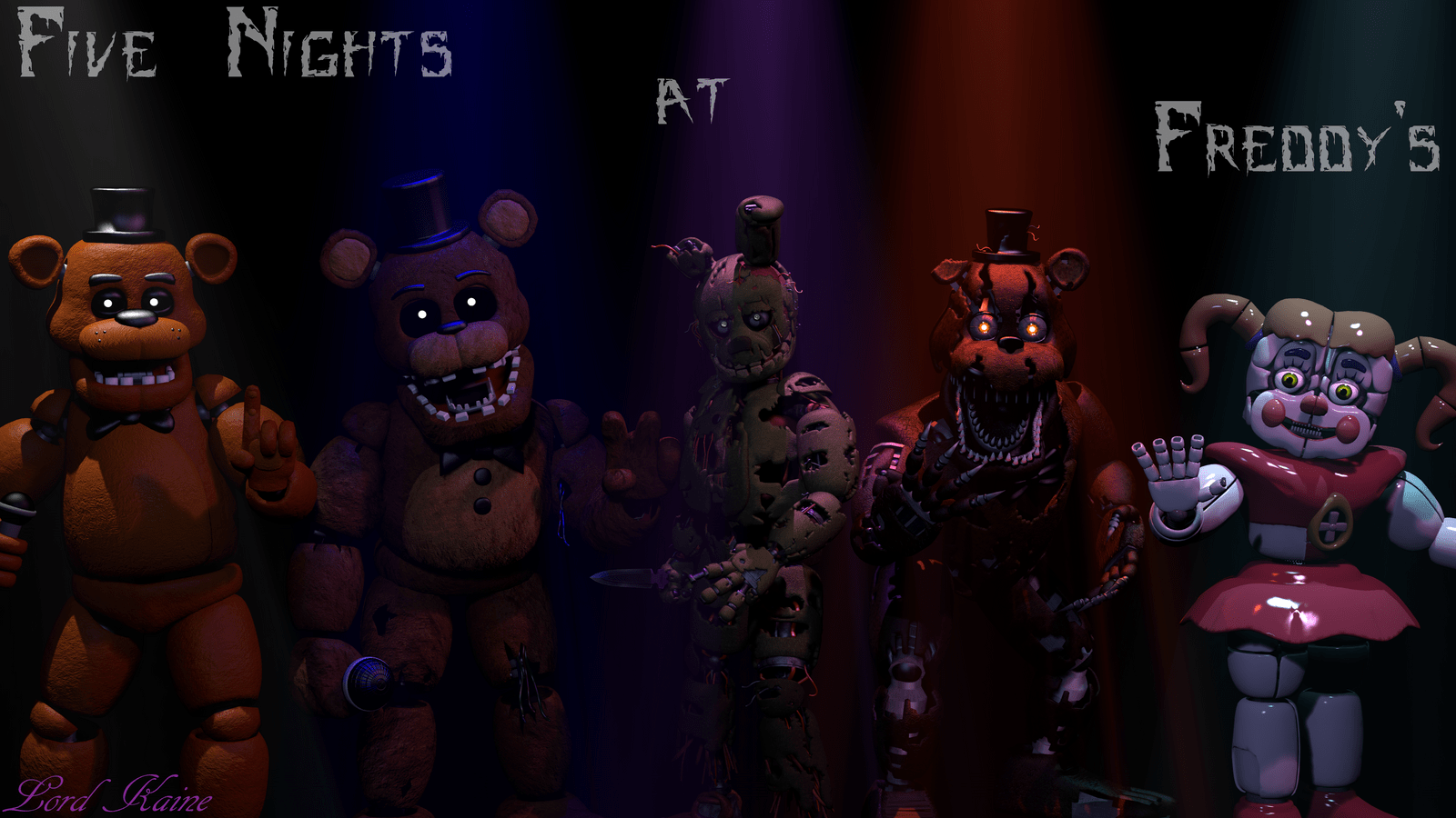 1600x900 Fnaf Sister Location Wallpaper HD