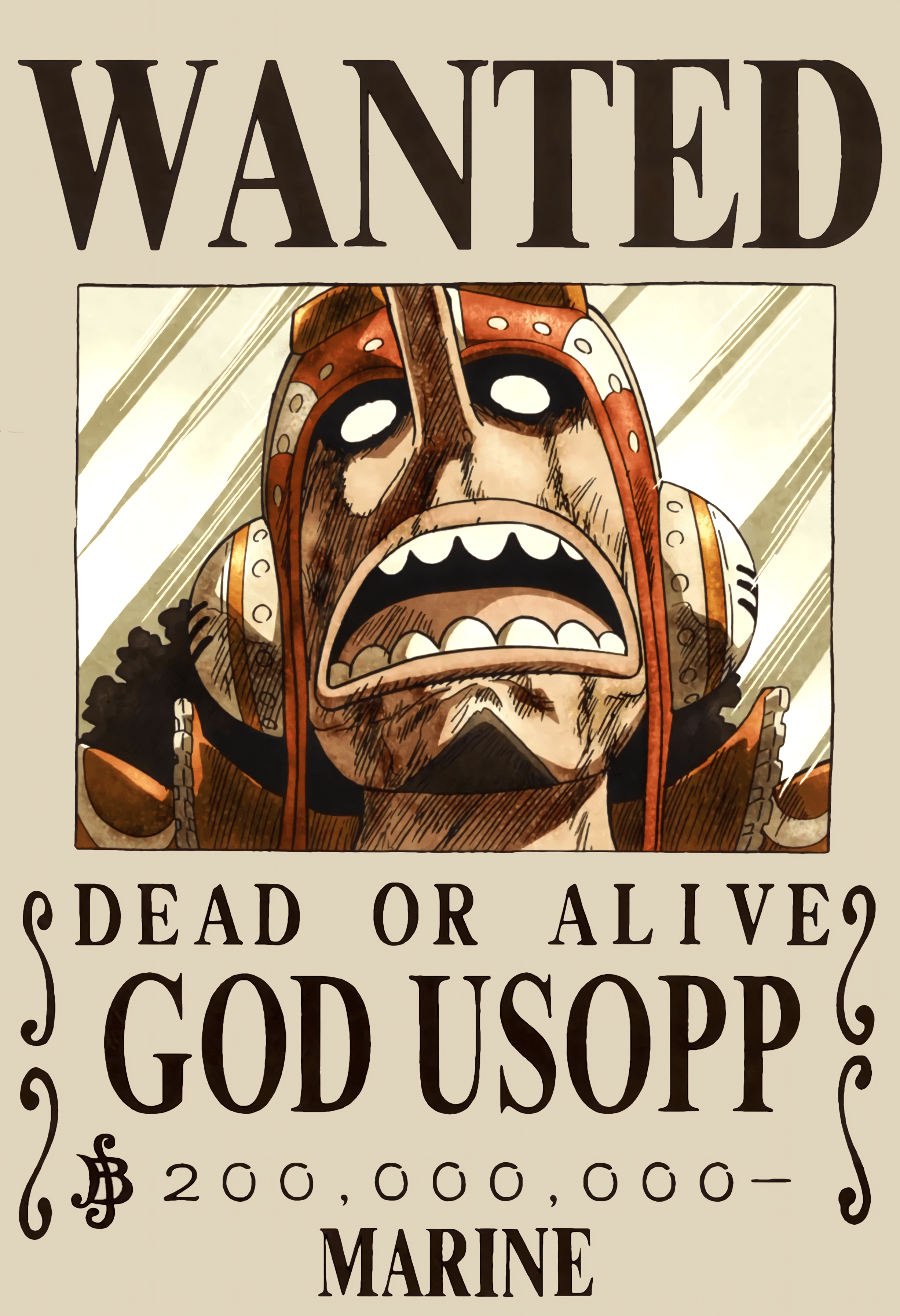 Zoro Bounty Wanted Poster One Piece Greeting Card by Anime One Piece