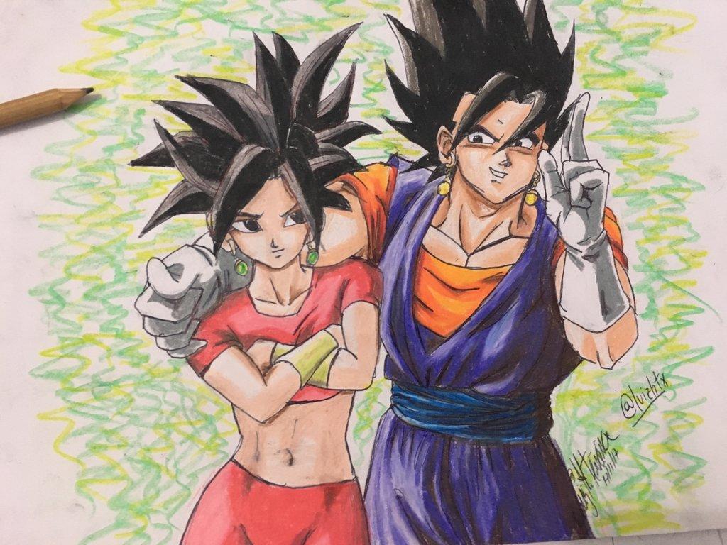 1024x768 Vegito and Kefla