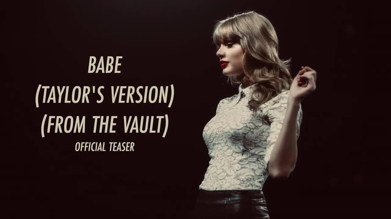 1280x720 Taylor Swift Releases Clip of 'Babe' from Red (Taylor's Version)