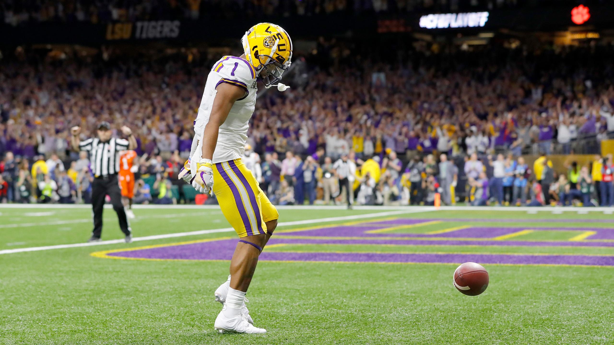 2560x1440 NFL Draft 2021 WR rankings: Ja'Marr Chase, LSU