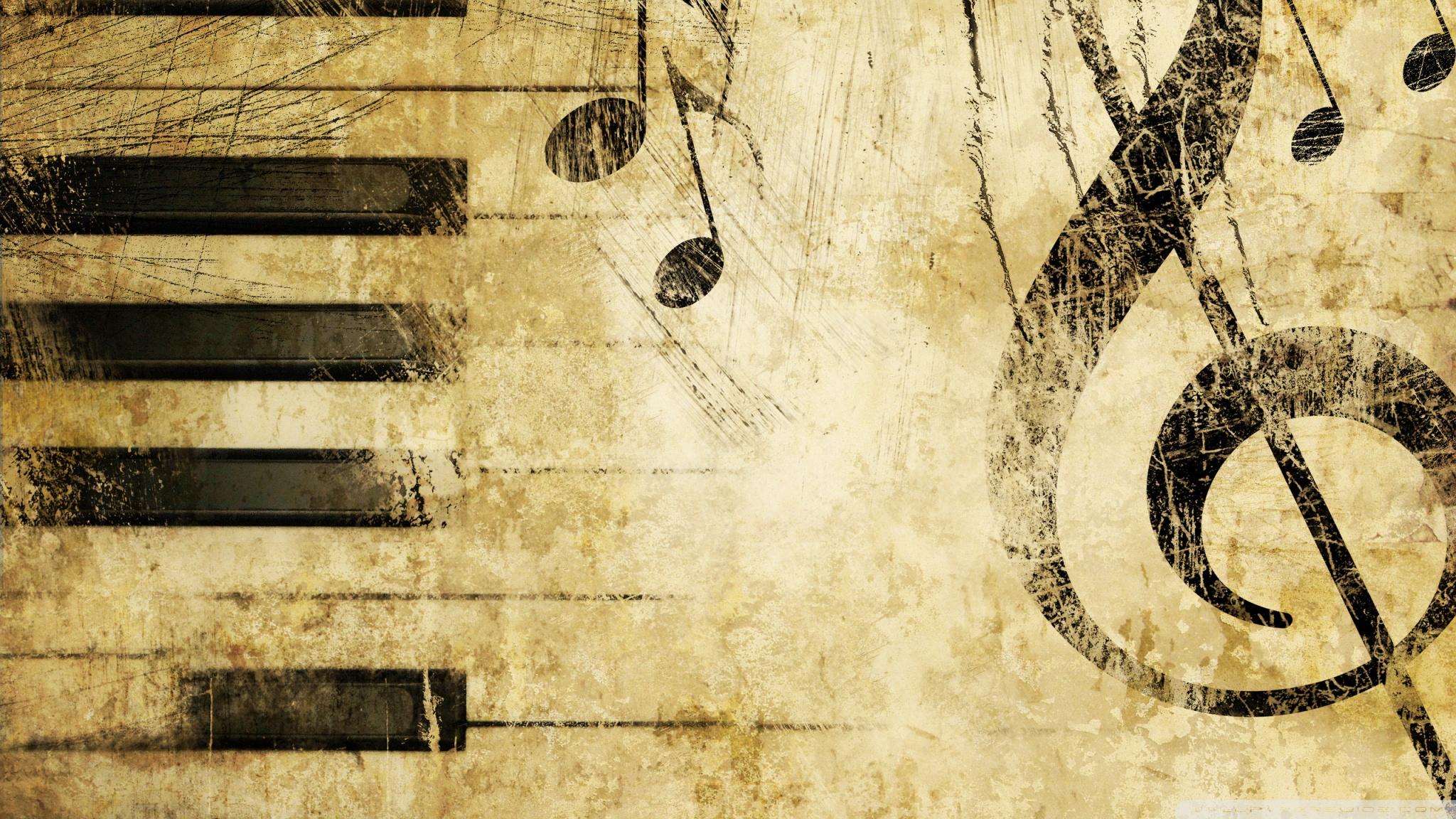 2048x1152 Old Music Score Background Ultra HD Desktop Background Wallpaper for 4K UHD TV : Tablet