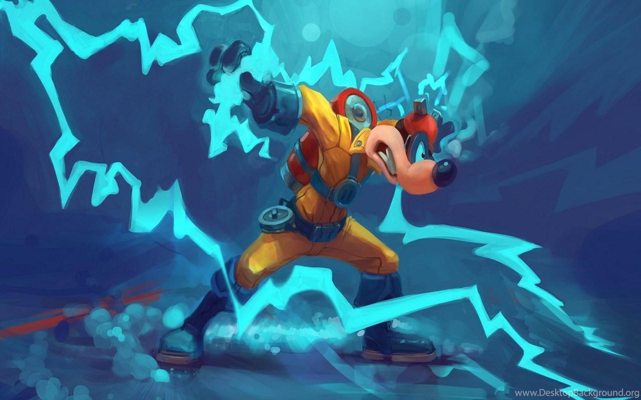 1280x800 Megavolt Darkwing Duck Wallpaper Desktop Background