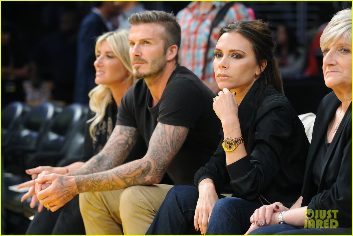 1222x817 David & Victoria Beckham: Lakers Lovers!: Photo 2656416. David Beckham, Victoria Beckham Picture
