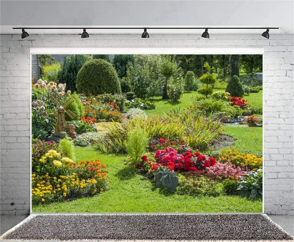 1000x825 Amazon.com : CSFOTO 10x7ft Spring Scenery Backdrop Colorful Blooming Flowers Garden Tea Party Background for Photography Nature Scene Leisure Vacation Tourism Photo Wallpaper
