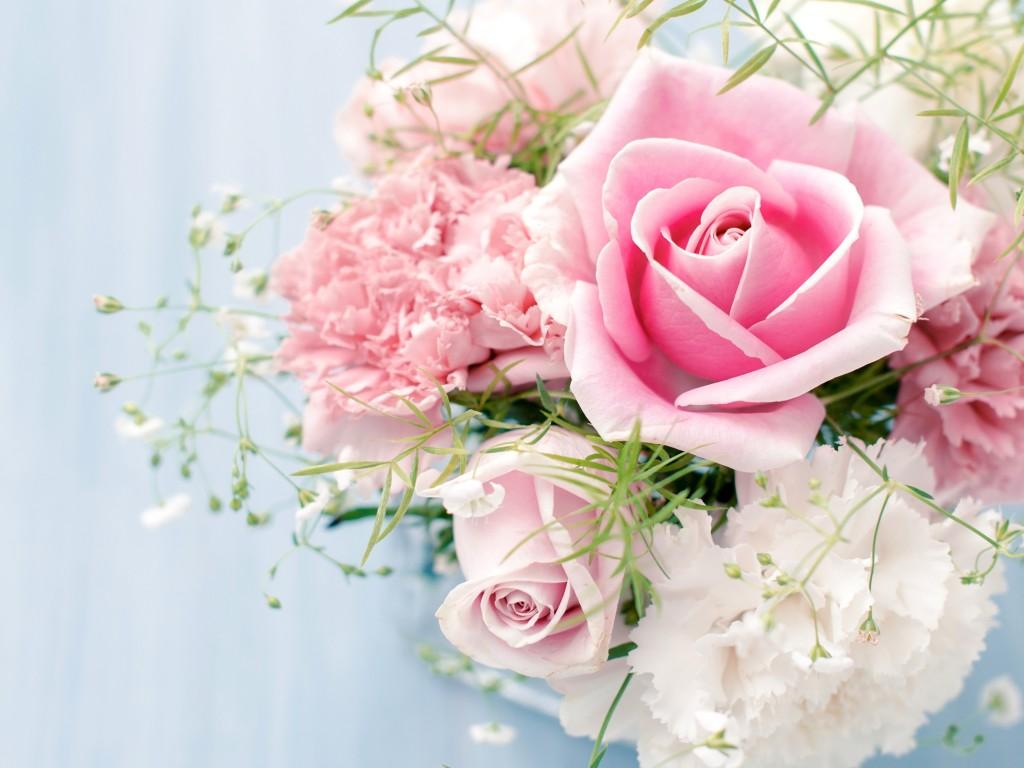 1024x768 Tea Party Table Flowers