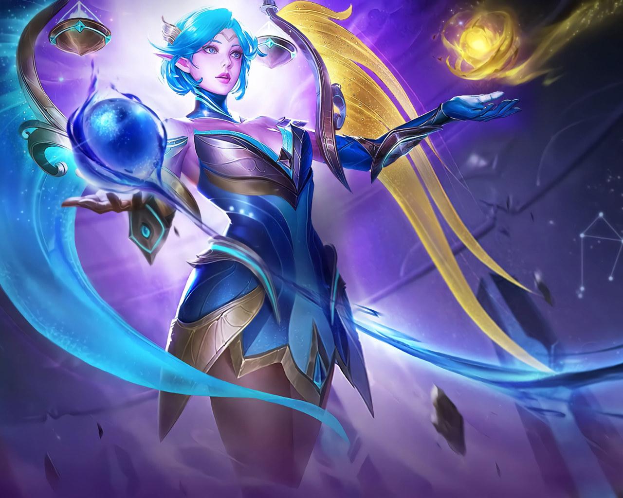 1280x1024 Wallpaper Mobile Legends, Lunox, Libra, Zodiac, Fantasy Girl • Wallpaper For You HD Wallpaper For Desktop & Mobile