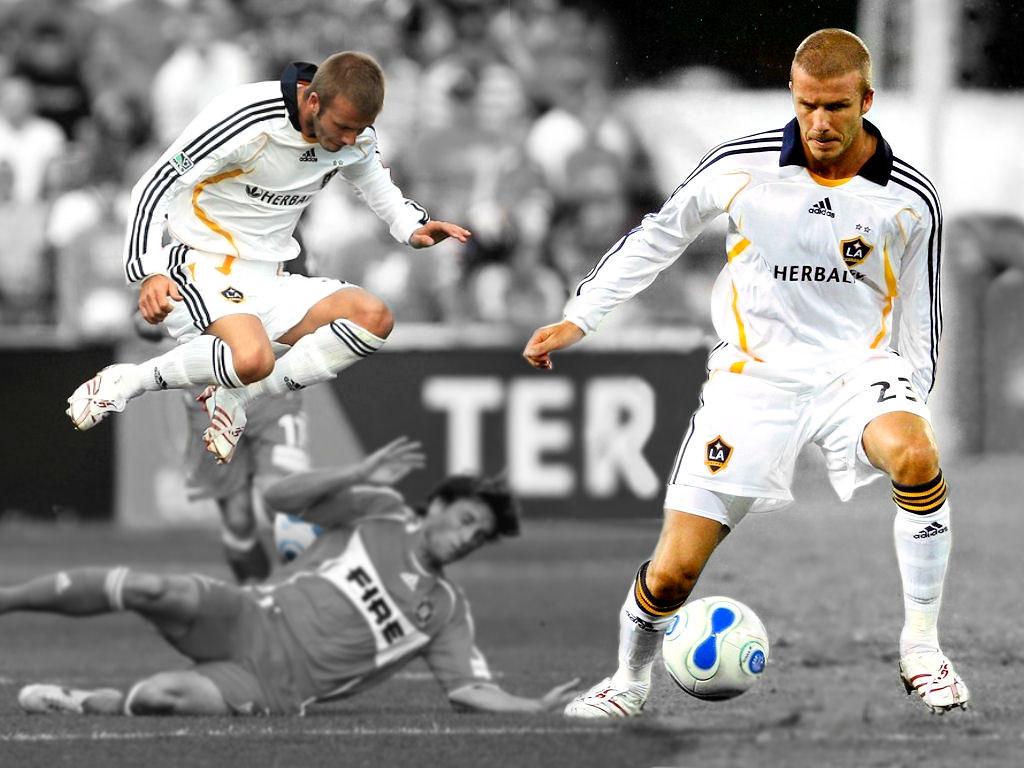 1024x768 David Beckham Wallpaper. David and Victoria Beckham were tw