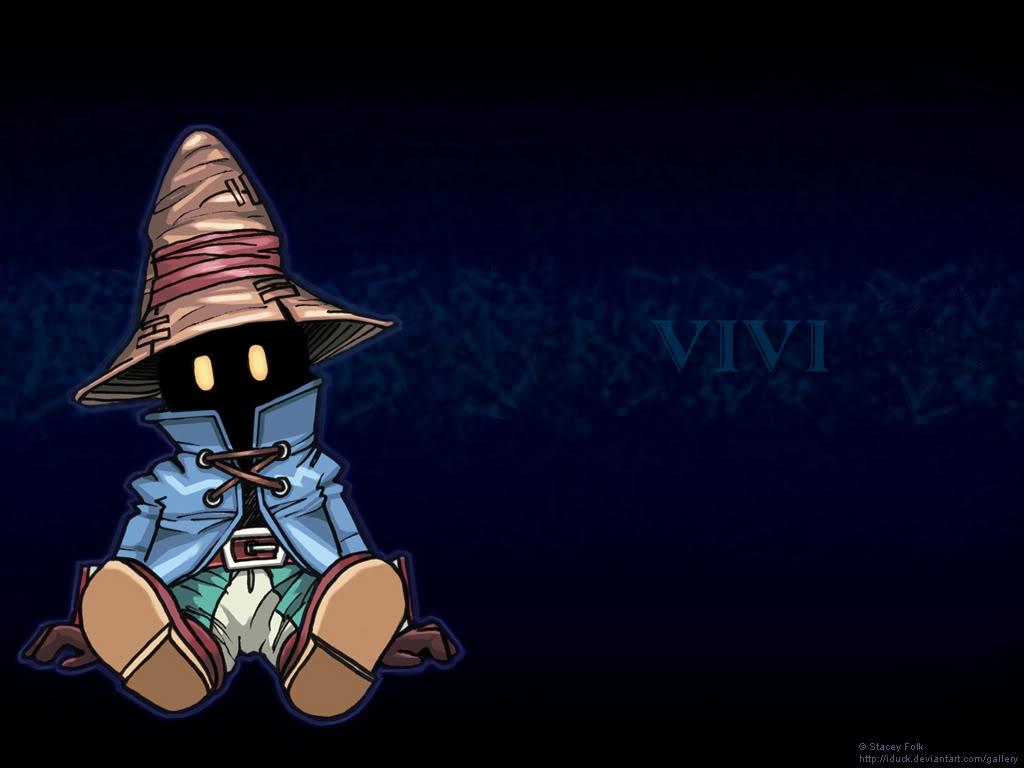 1024x768 Black Mage Wallpaper