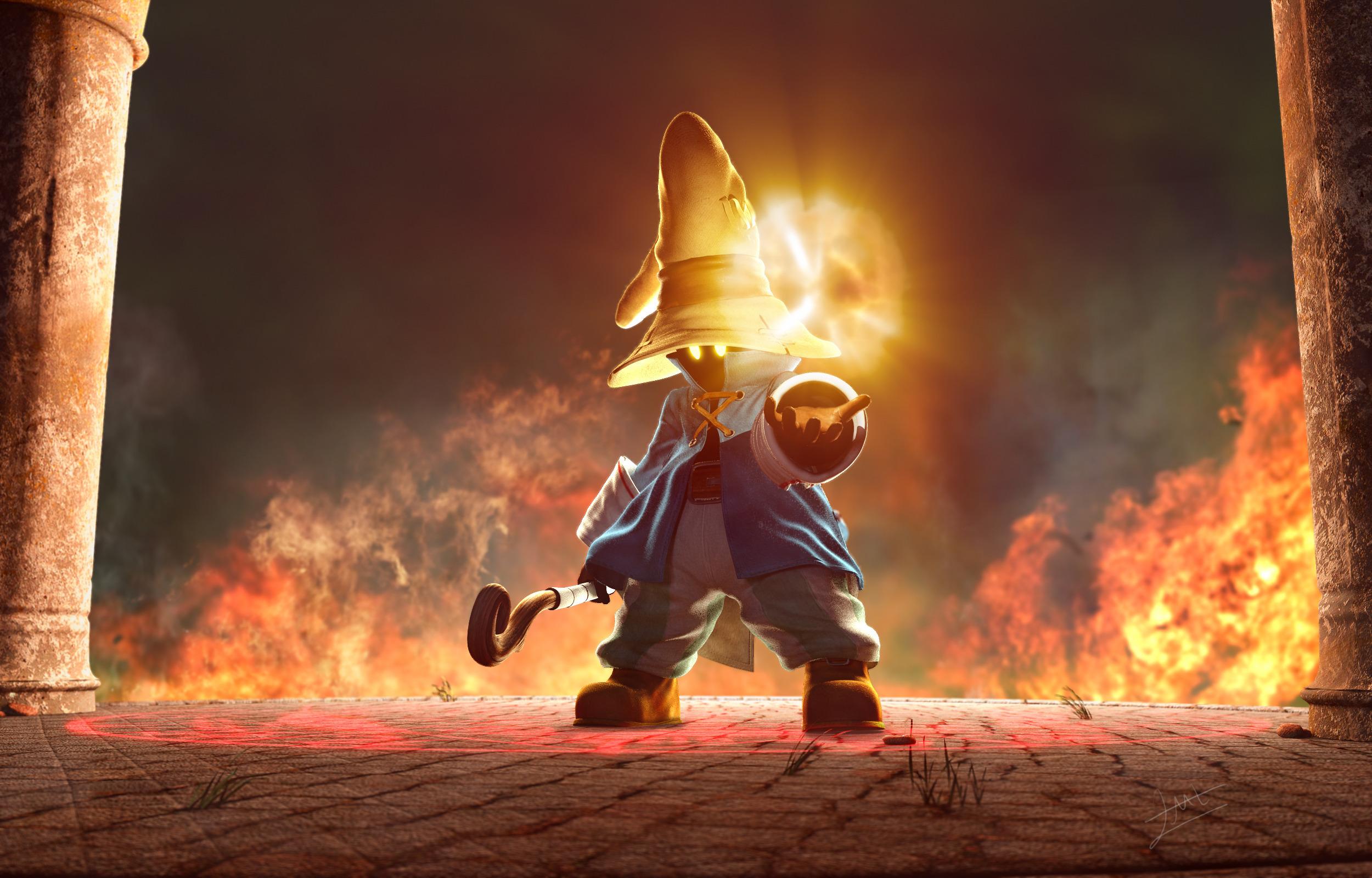 2500x1600 Black Mage (Final Fantasy) HD Wallpaper and Background Image
