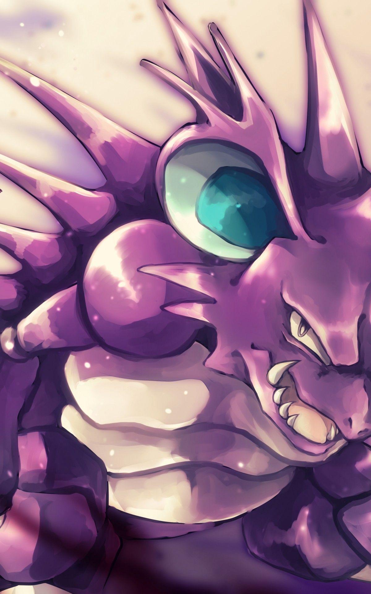 1200x1920 Download 1200x1920 Pokemon, Nidoking, Artwork Wallpaper for Asus
