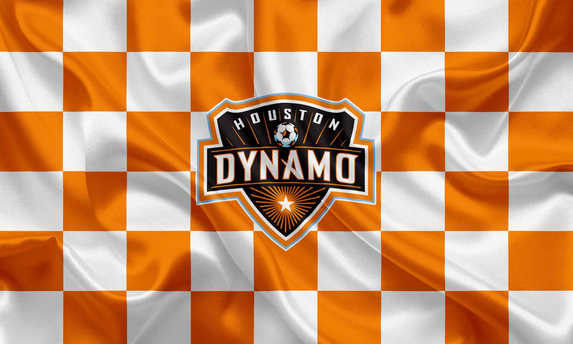 2000x1200 Houston Dynamo Logo Wallpaper Mural