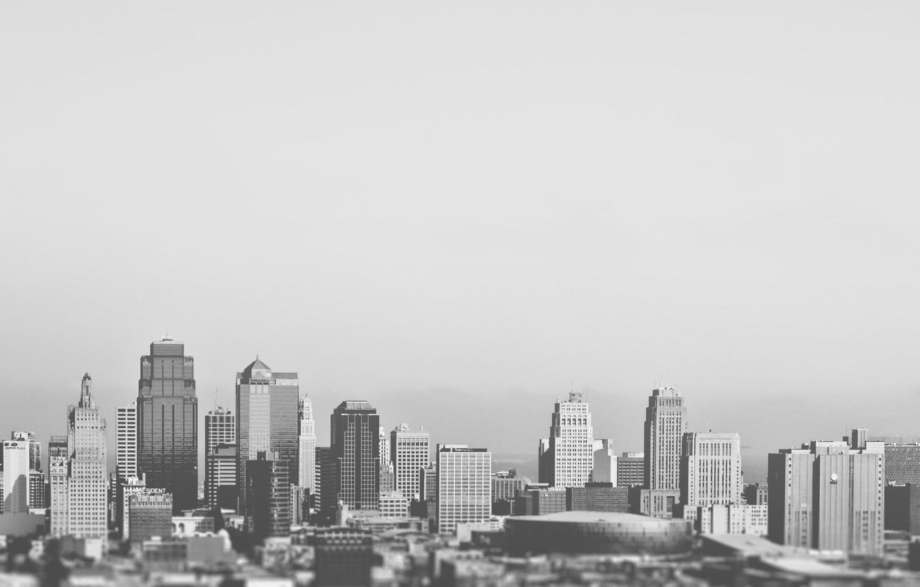 1332x850 Wallpaper Skyline, Black And White, Buildings, Architecture, Skyscrapers, Structure, B W, Concrete, Offices Image For Desktop, Section город