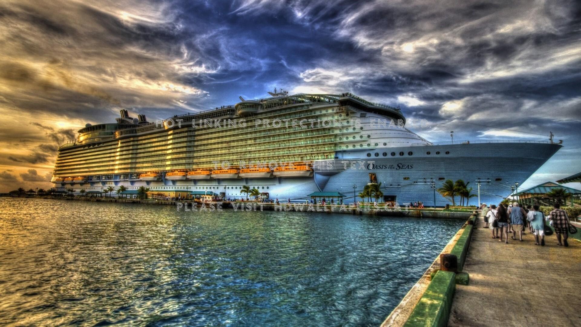 1920x1080 Amazing Oasis Of The Sea Cruise Ship Hdr Of The Seas