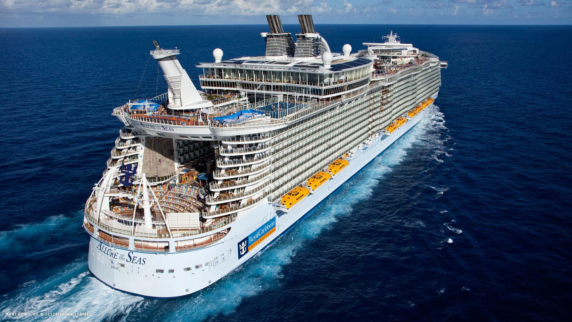 1920x1080 allure of the seas cruise ship HD widescreen wallpaper / cruise ships background