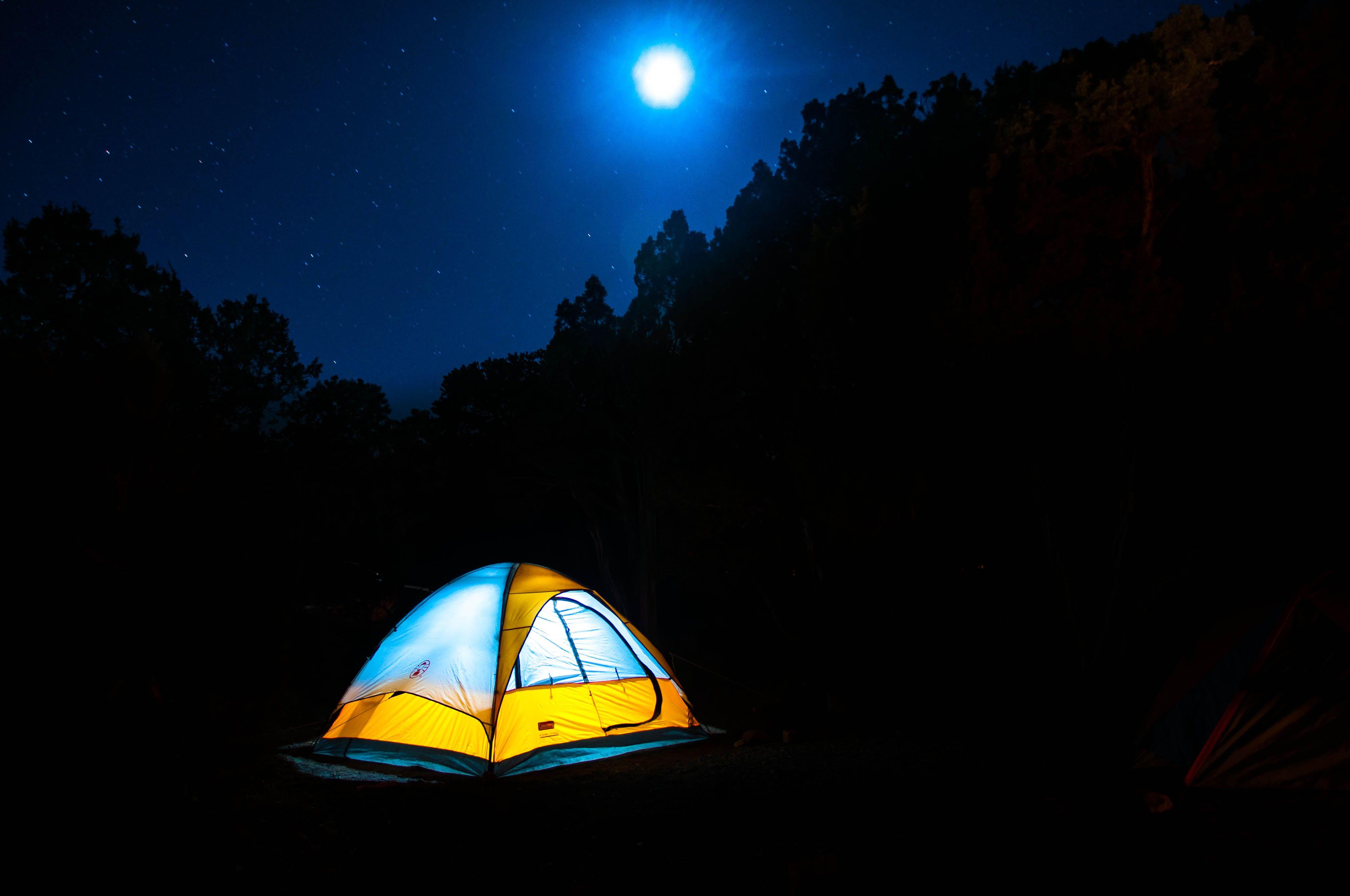 4020x2670 Evening Camp Wallpaper