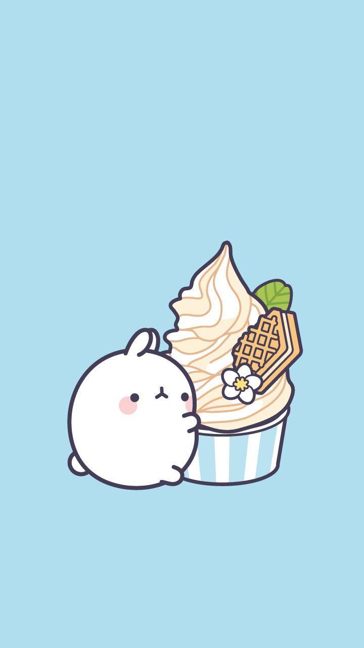 Kimono Anime Girl Eating Ice Cream Live Wallpaper  MoeWalls