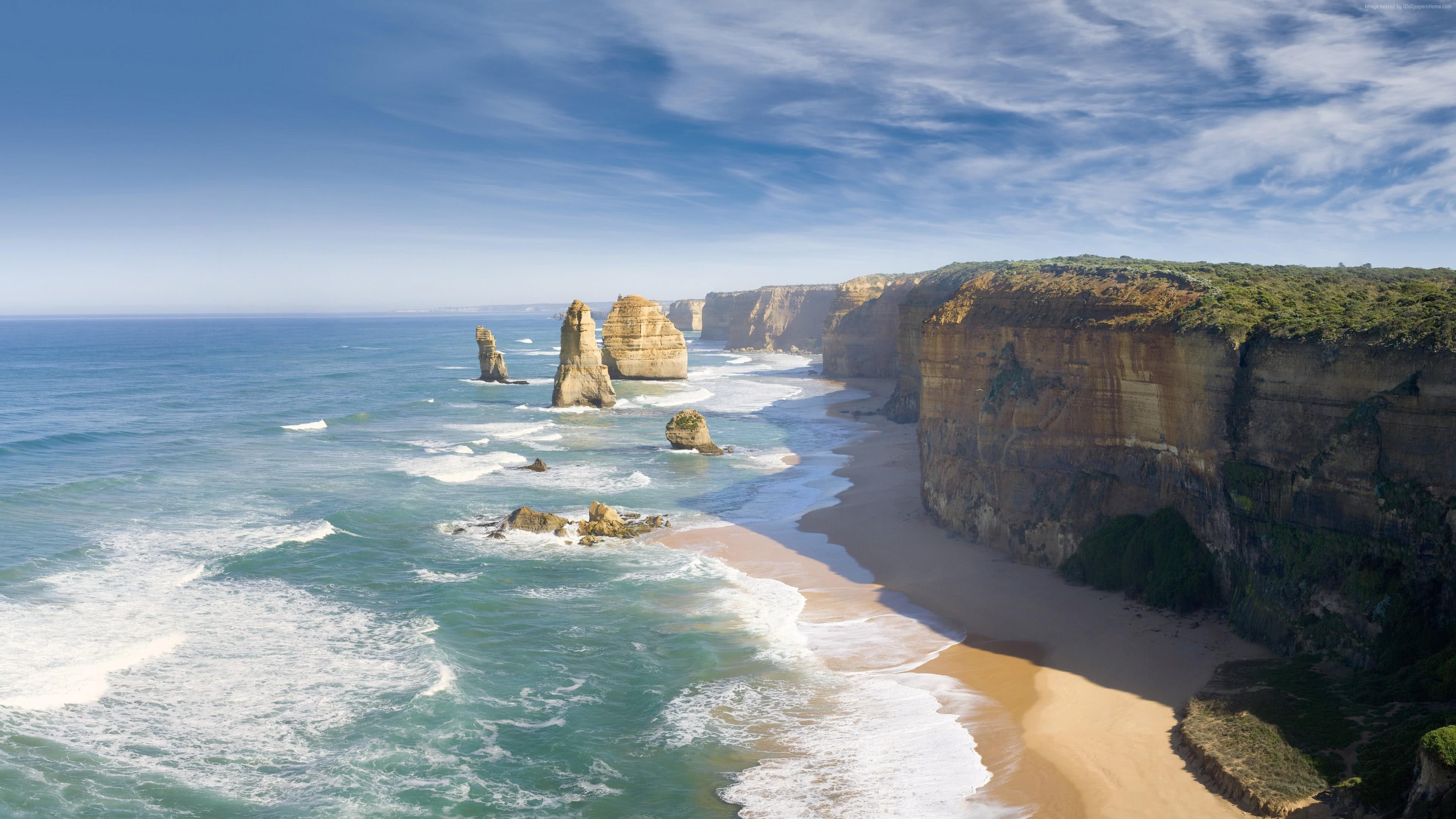 3840x2160 Great Ocean Road, Victoria, Australia Uhd 4k Wallpaper Ocean Road