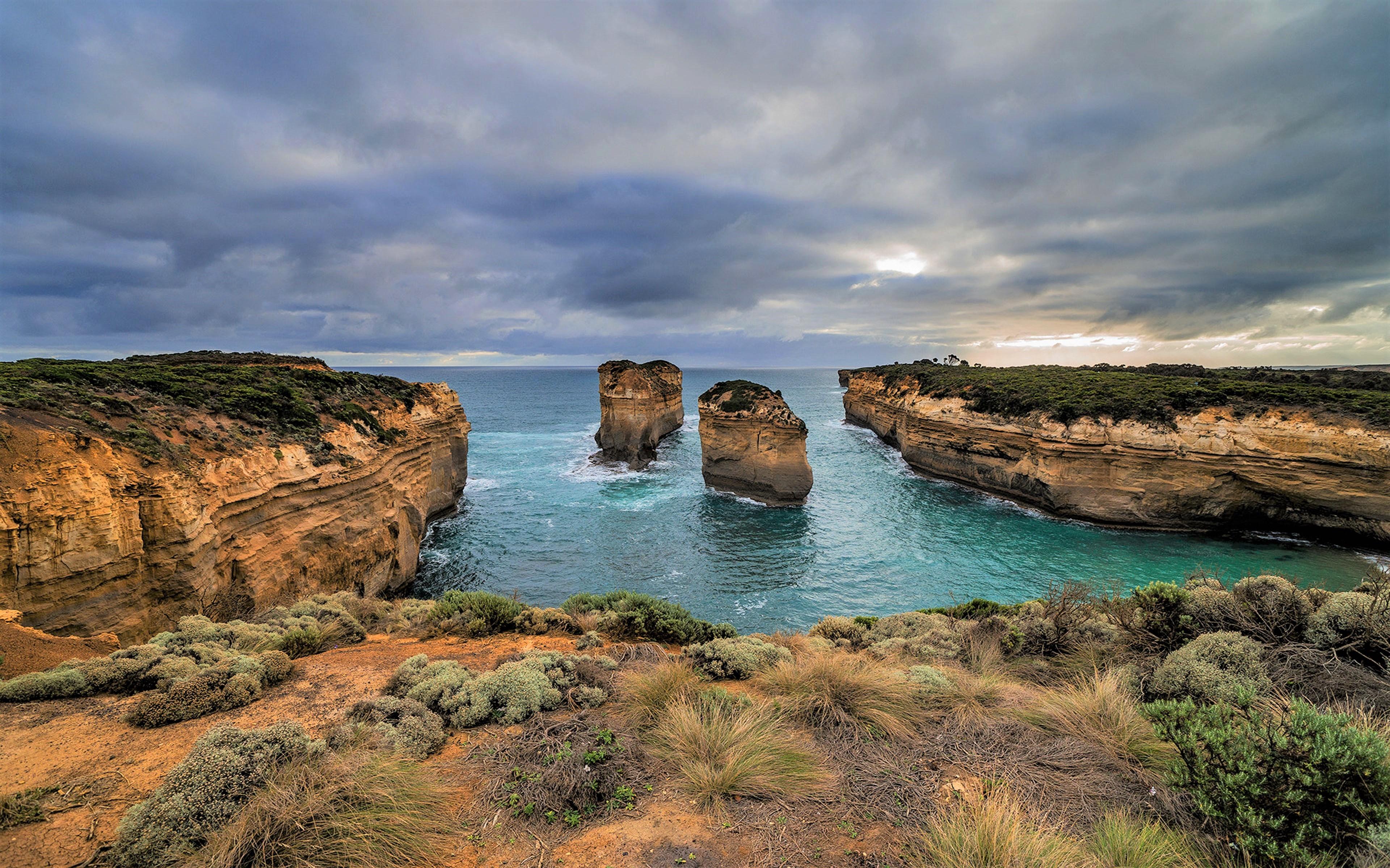 3840x2400 Coast of Victoria, Australia 4k Ultra HD Wallpaper