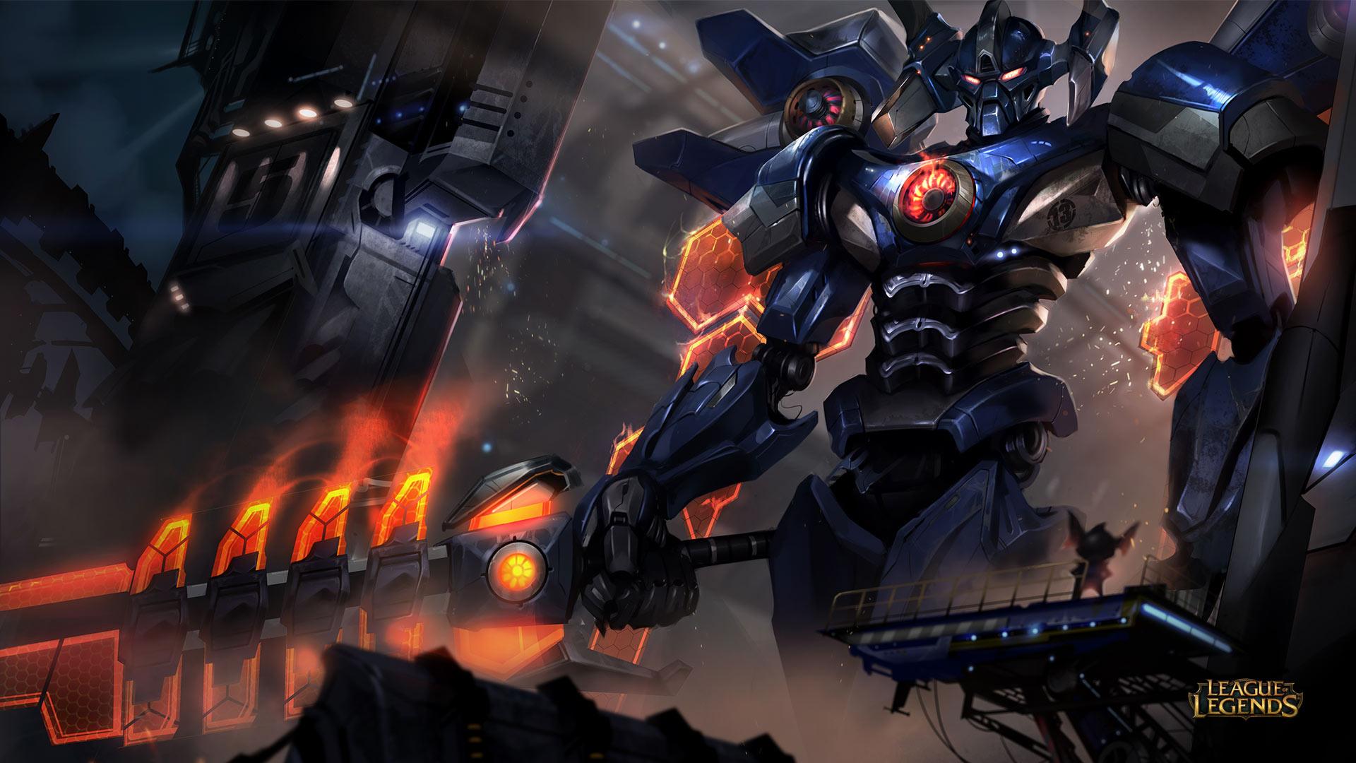 1920x1080 Mecha Aatrox Wallpaper of Legends Wallpaper