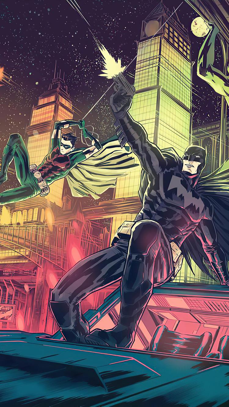 750x1334 Batman And Robin Coming iPhone iPhone 6S, iPhone 7 HD 4k Wallpaper, Image, Background, Photo and Picture